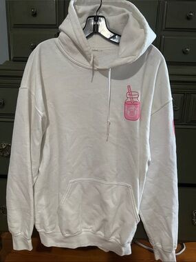 Hello Kitty White Hooded Pullover